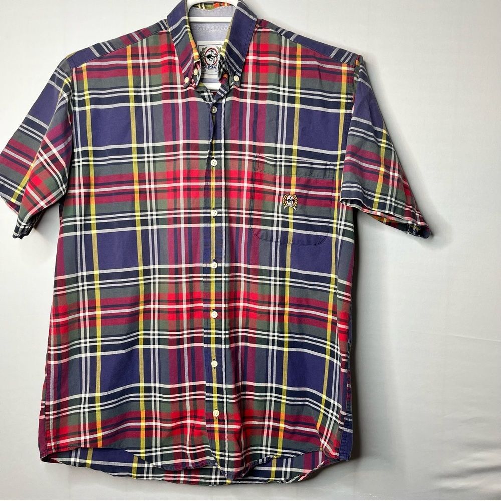 Cinch Vintage Multicolor Checked Western Shirt Size S